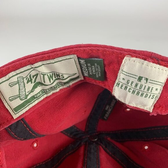 St Louis Cardinals MLB Red 47 Brand Franchise Fitted Hat Mens Medium - Picture 5 of 5